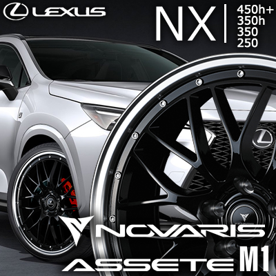 レクサスNX 20系用 ホイール＆タイヤセット(ノヴァリス アセット M1・20インチ)