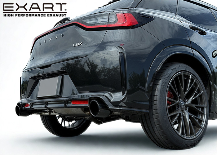 レクサスLBX MORIZO RR専用 EXART iVSCマフラー