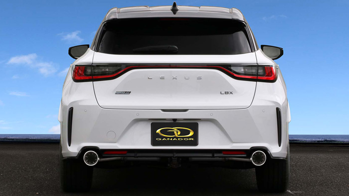 レクサスLBX MORIZO RR専用 ガナドールマフラー(ポリッシュ)