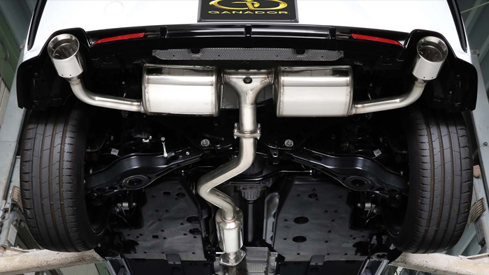 レクサスLBX MORIZO RR専用 ガナドールマフラー(ポリッシュ)