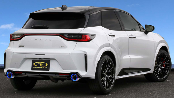 レクサスLBX MORIZO RR専用 GANADOR GDS-423BL チタンテール 