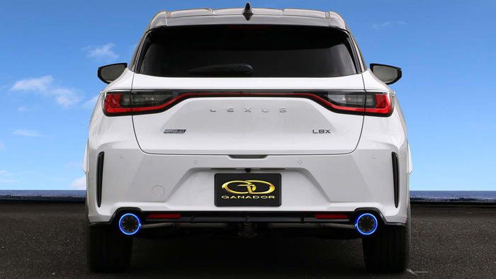 レクサスLBX MORIZO RR専用 GANADOR GDS-423BL チタンテール 