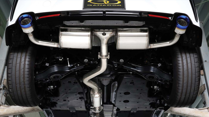 レクサスLBX MORIZO RR専用 ガナドールマフラー(チタン)の販売ページ