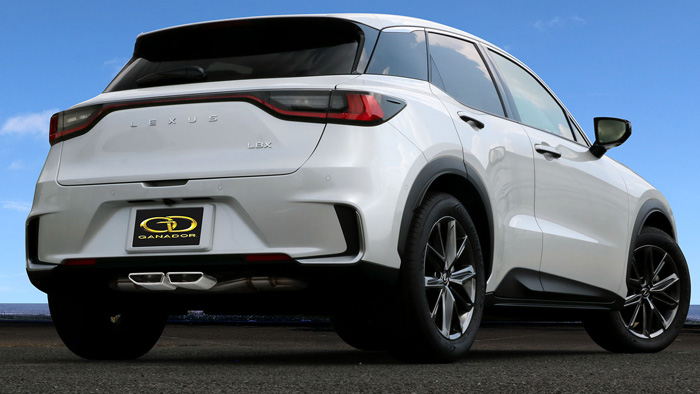 レクサスLBX専用 ガナドールマフラー(フラットテール)