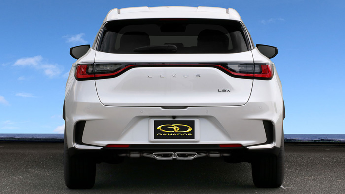 レクサスLBX専用 ガナドールマフラー(フラットテール)