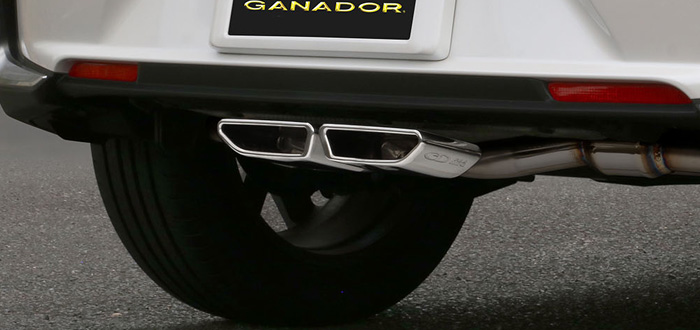 レクサスLBX専用 ガナドールマフラー(フラットテール)の販売ページです