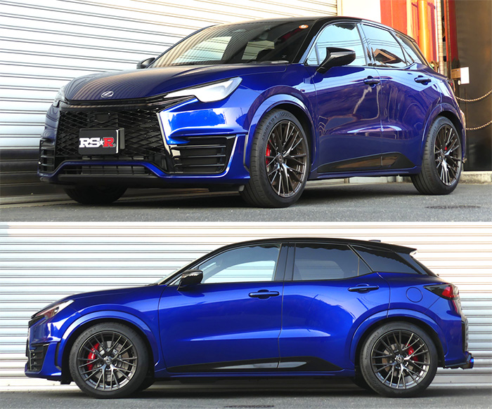 レクサスLBX MORIZO RR RS-R Ti2000 ローダウン装着イメージ