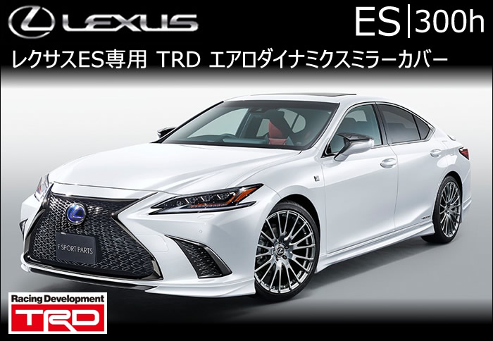 レクサスES専用 エアロダイナミクスミラーカバー(TRD)