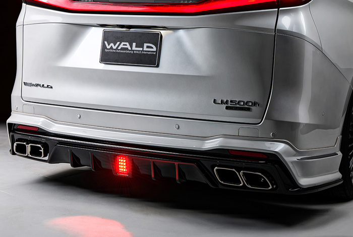 レクサスLM専用 エアロキットフルセット WALD リアビュー
