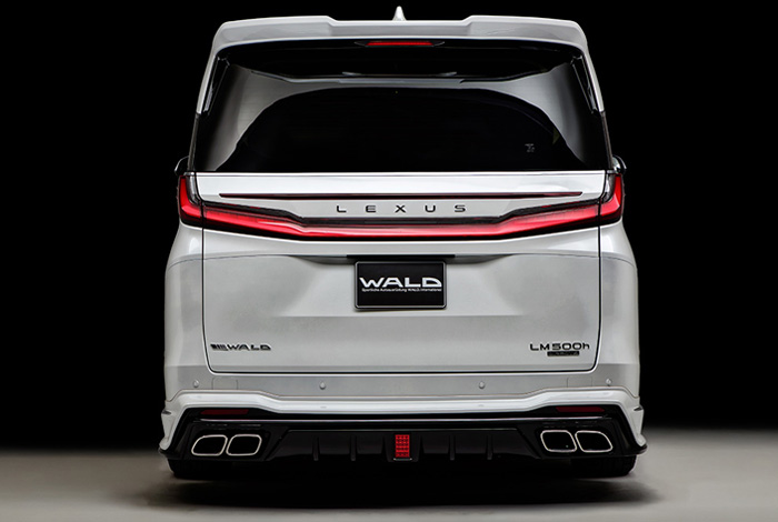 レクサスLM専用 エアロキットフルセット WALD リアビュー