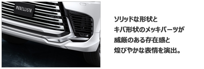 レクサスLX600/700h専用 モデリスタエアロキット リアスカート ディテール