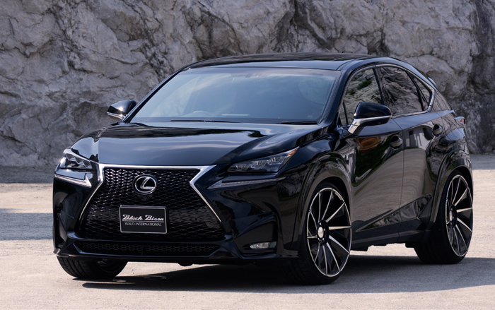 レクサス NX(前期)専用 フロントハーフスポイラー(ヴァルド)