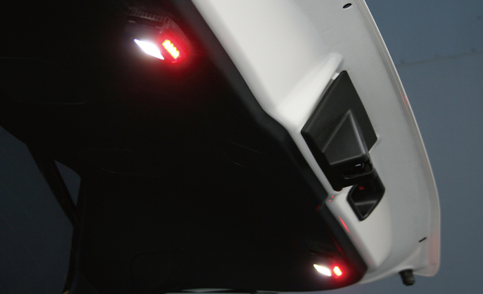 レクサス NX専用 LEDバックドアセーフティランプ(LXモード)