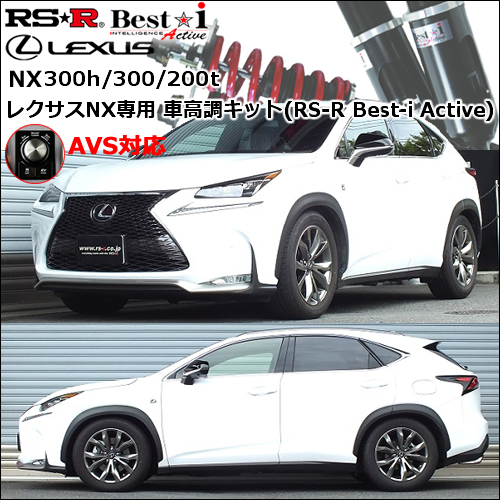 レクサスNX300h/300/200ｔ専用 車高調キット(RS-R Best-i Active)