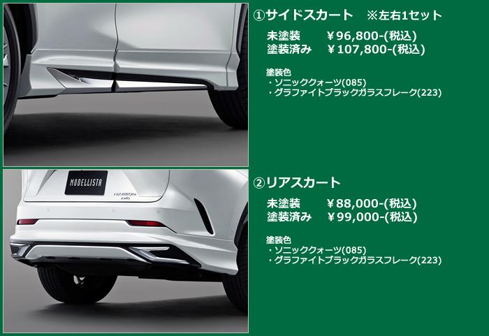 レクサス NX 20系専用 エアロキット単品(モデリスタ)の販売ページです