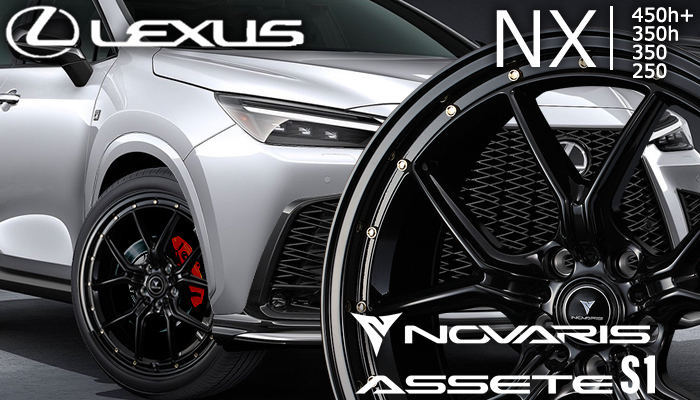 レクサスNX 20系用 ホイール＆タイヤセット(ノヴァリス アセット S1・20インチ)