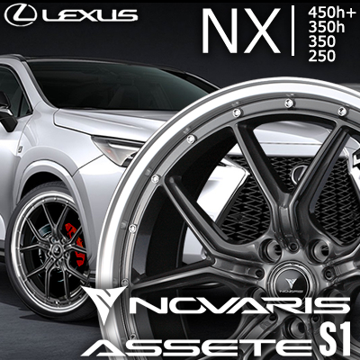 レクサスNX(20系)用 ホイール＆タイヤセット(ノヴァリス アセット S1・20インチ)