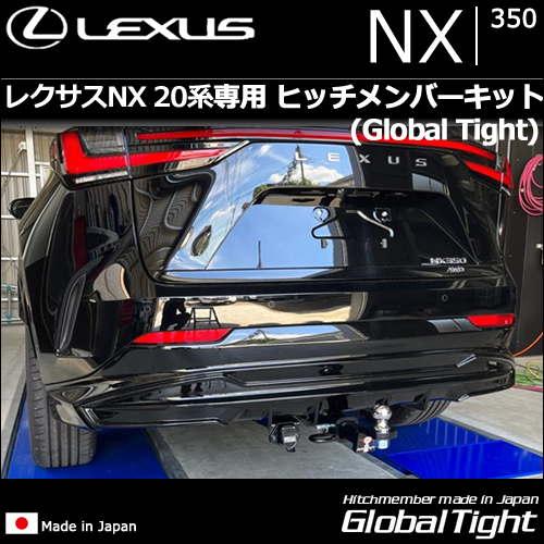 レクサスNX 20系専用 ヒッチメンバーキット(グローバルタイト)