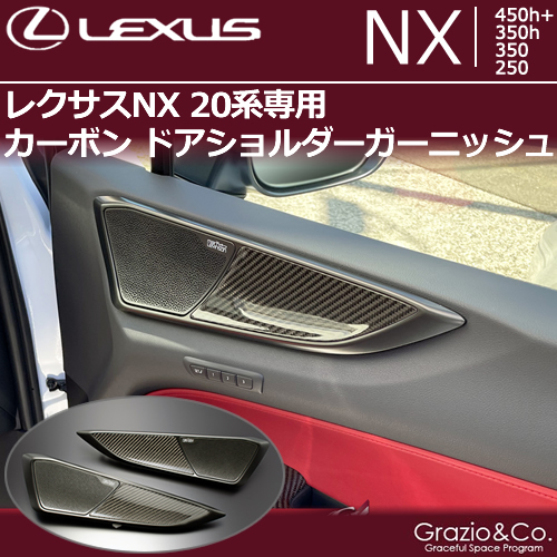 10系 レクサスnx 本物カーボン 交換式 2点セット シンクデザイン