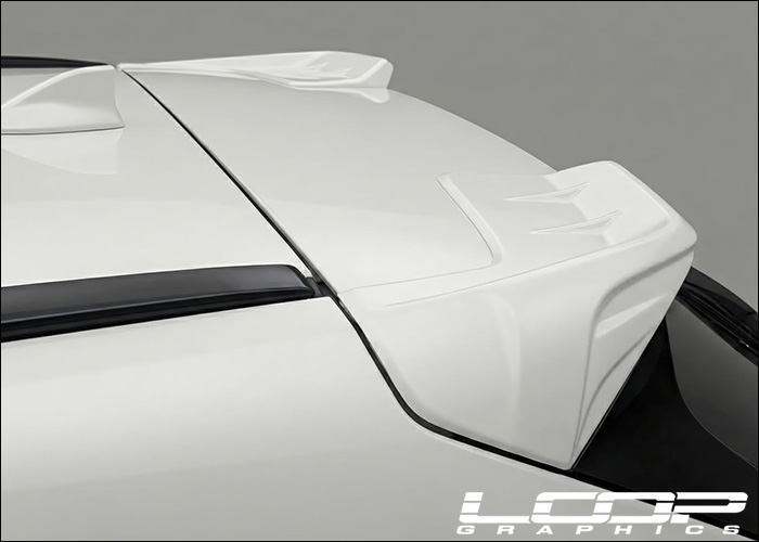 レクサスNX専用 ルーフスポイラー 装着イメージ