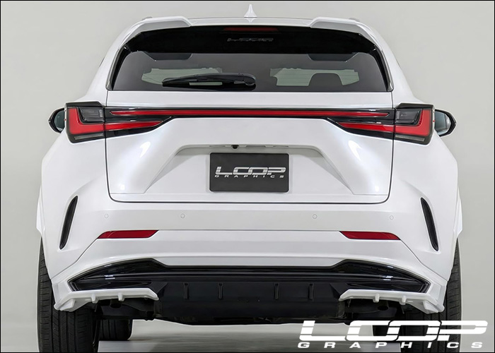 レクサスNX専用 ルーフスポイラー 装着イメージ