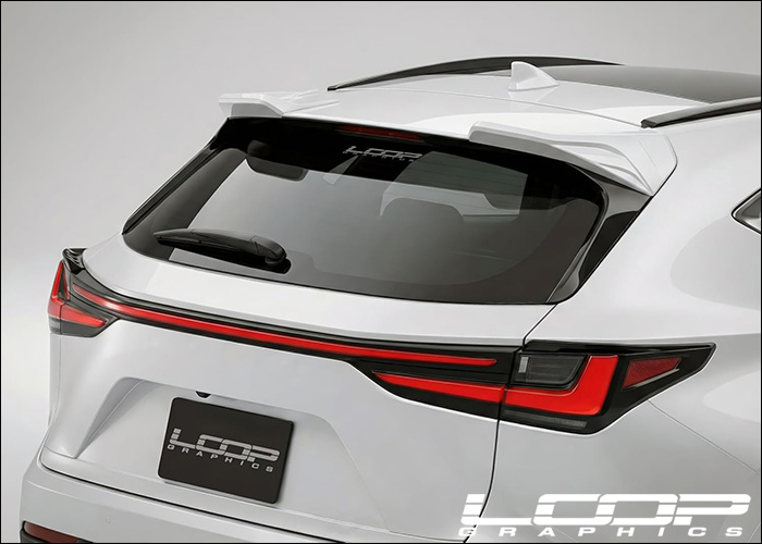 レクサスNX専用 ルーフスポイラー 装着イメージ