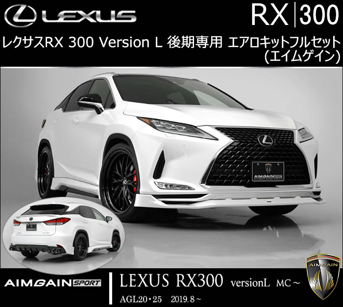 レクサス RX 300 Version L 後期専用 エアロキットフルセット(エイムゲイン)