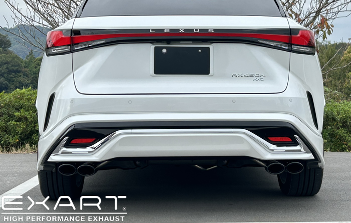 レクサスRX(LA/LH系)モデリスタエアロ専用 EXART ONE マフラーの