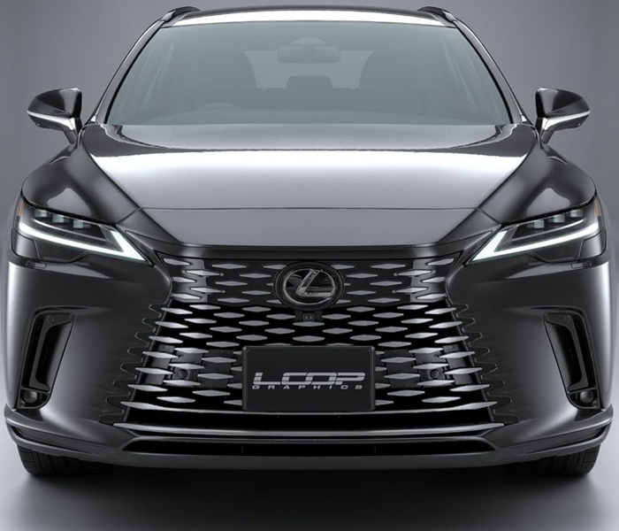 未塗装品※ ループグラフィクス アレックスグリル LEXUS RX