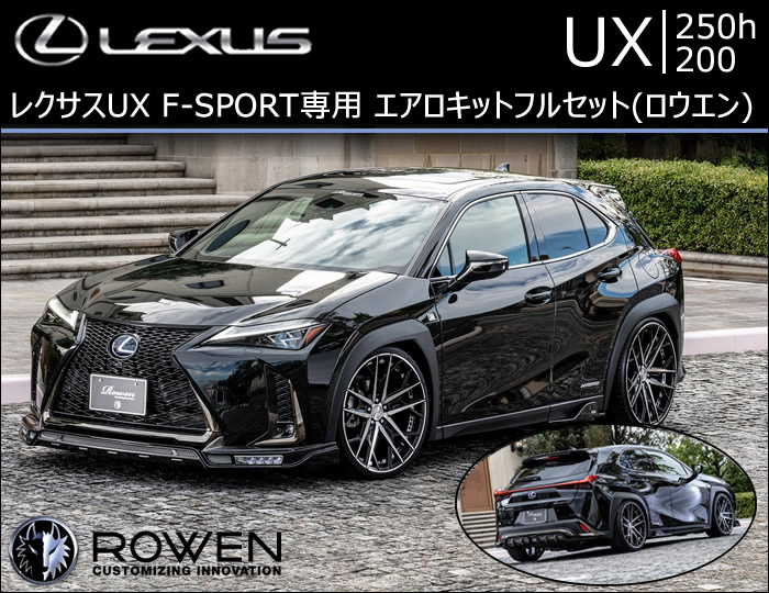 レクサスUX F-SPORT専用 エアロキットフルセット(ロウエン)